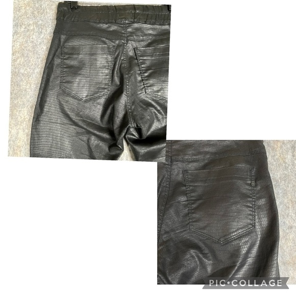 Bevy Flog Shely Snake Cro Print Drawstring Chic Classy Stylish Pant - Sz 27 - Picture 9 of 14